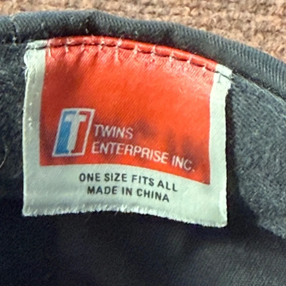 Vintage Twins Enterprise 1994 World Cup USA Soccer Snapback Hat Black Blue Cap